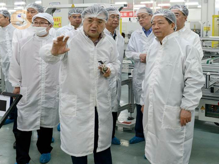 2016年6月4日辽宁省委书记、省人大常委会主任（时任辽宁省省长）陈求发同志莅临公司视察