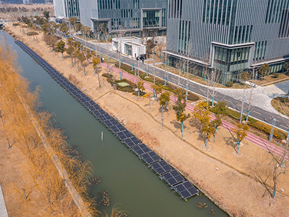 全球足迹｜光+氢！阳光能源西伏河防眩光漂浮式光伏项目演绎“电站掘金”公式